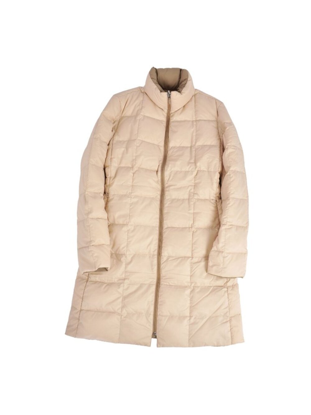 Moncler Coat Brown Tag Reversible Down